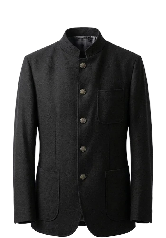 Karl-Otto, Janker · felted wool · black