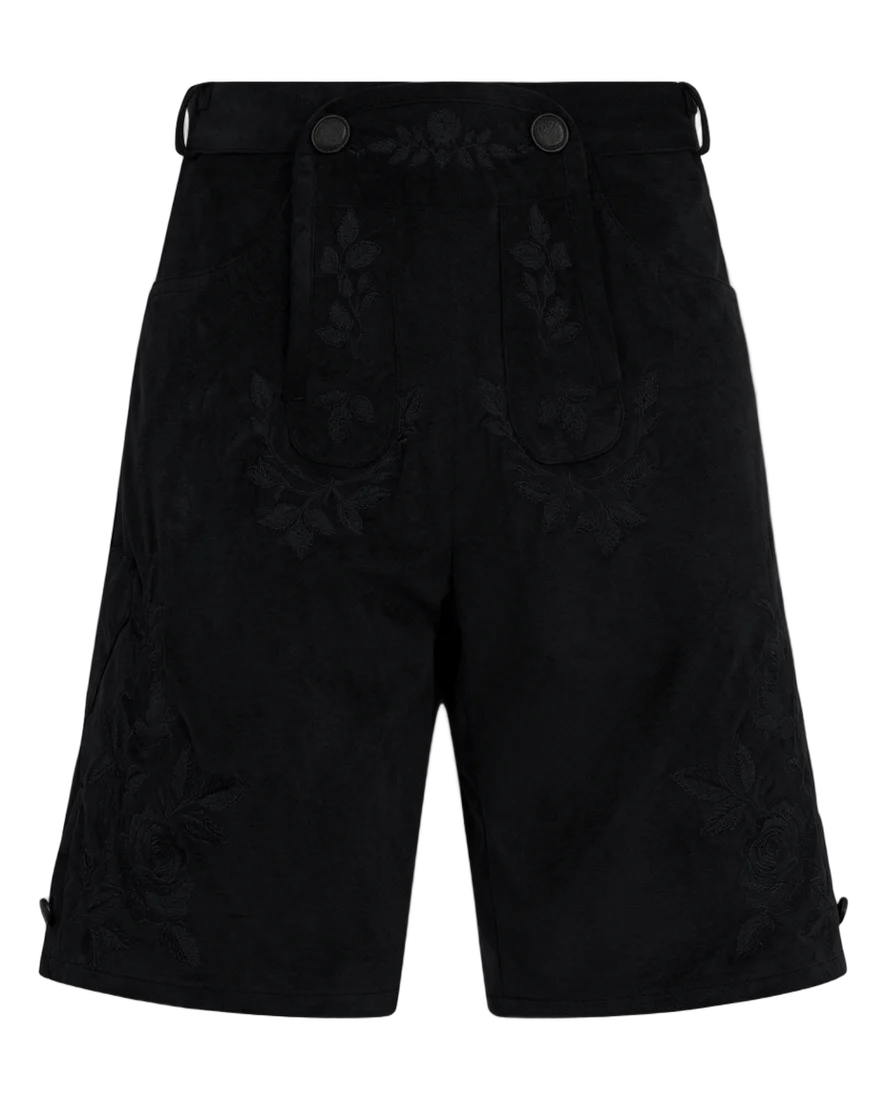 Franz-Josef, Lederhose · Alcantara · black